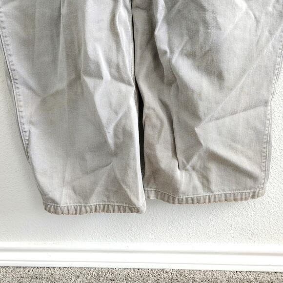 Carhartt FR Men 48 Tall Gray Coveralls Jumpsuit Thrashed Hole Stains Pocket Work - Picture 10 of 10